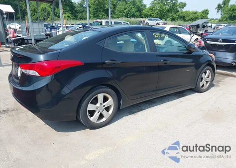 2013 Hyundai Elantra Gls из США, поврежденный, VIN KMHDH4AE1DU493502